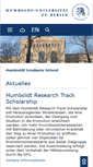 Mobile Screenshot of humboldt-graduate-school.de