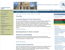 Tablet Screenshot of humboldt-graduate-school.de